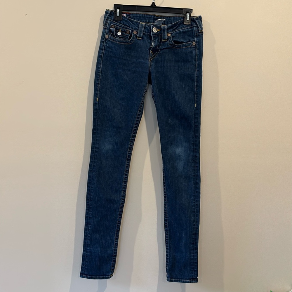 True Religion Low Rise Skinny Jeans